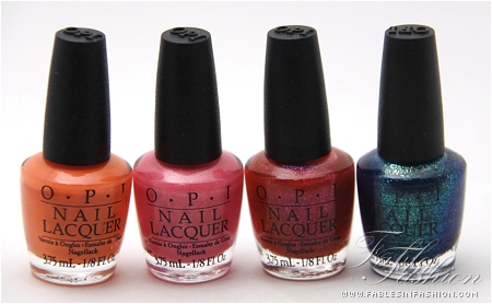 Nail Swatches: OPI Summer Flutter Collection 2010