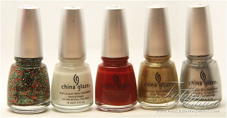 China Glaze Holiday 2010 Nail Swatches – Part 1