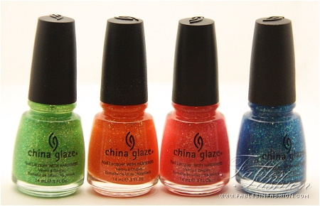 China Glaze Fun in the Sun Nail Swatches - Fables in Fashion