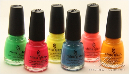 China Glaze Poolside Summer Collection Nail Swatches