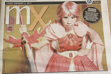MX Newspaper Cosplay Cover