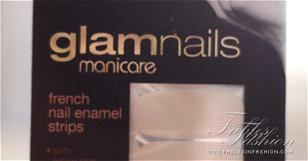 Manicare Glam Nails French Nail Enamel Strips Review