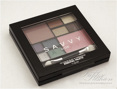 Savvy by DB 10 Color Blush & Eyeshadow Palette