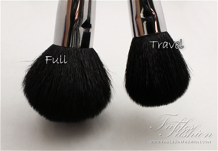 Sigma Travel Sized Brushes vs Sigma Full Sized Brushes Comparison