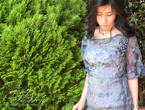 Outfits – Chiffon Blue Shirt