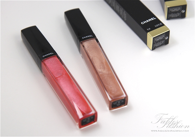 Chanel Aqualumiere Gloss - French & Friandise Swatches and Photos - Fables in Fashion