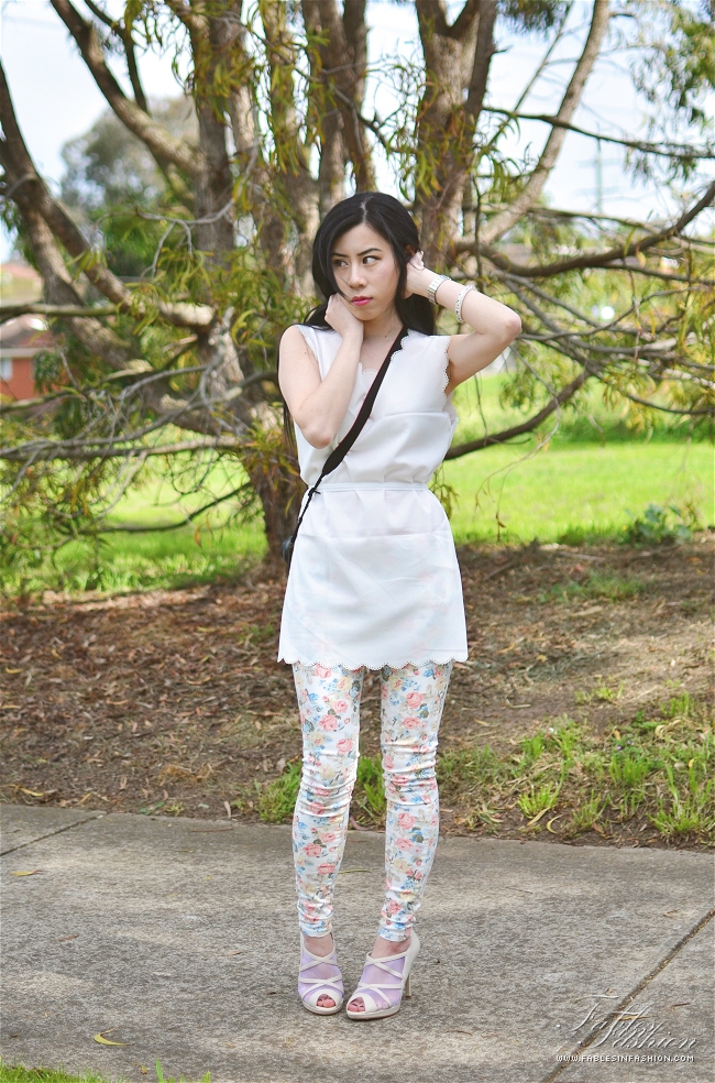 OOTD ~ Floral Jeans