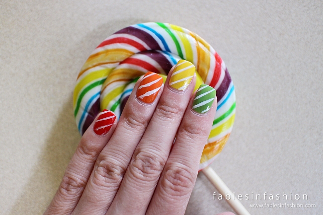Candy Crush Nail Art