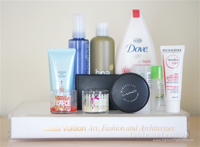 August 2014 Favourite and Empties